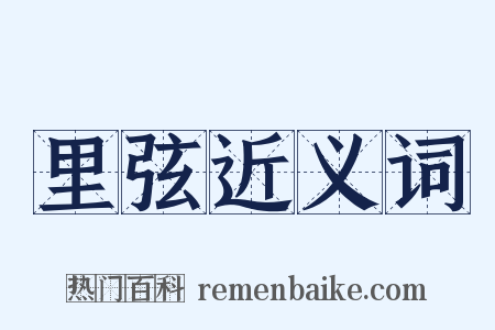里弦近义词是什么意思的图片